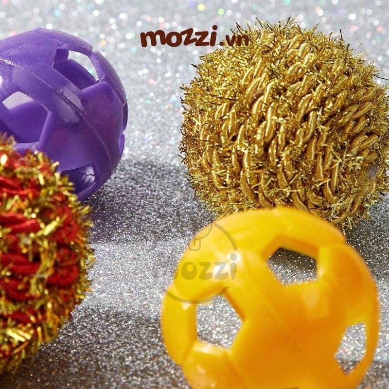 CattyMan Set đồ chơi 4 bóng cho mèo