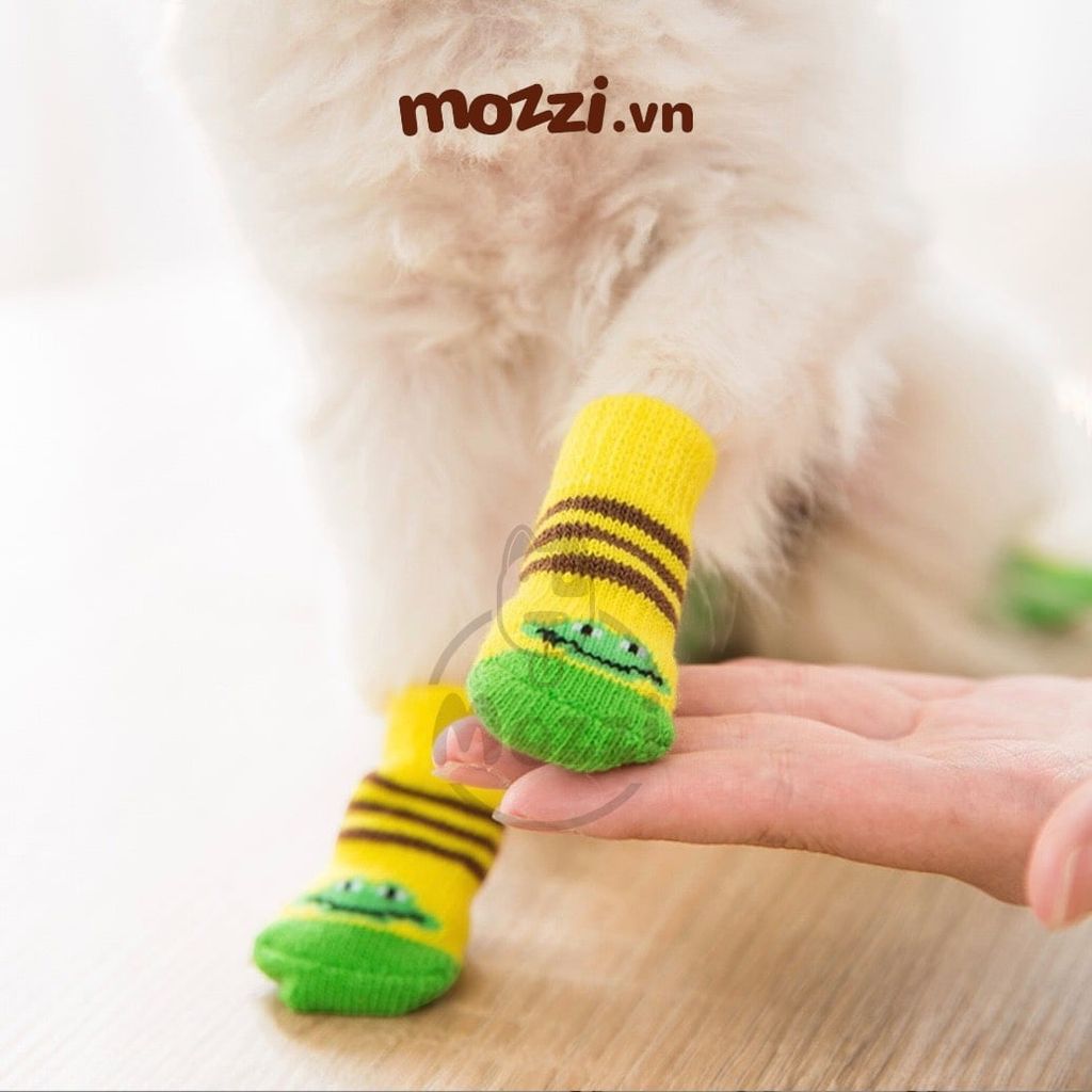 Tất vớ thú cưng không trơn trượt cho chó mèo