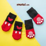  Tất vớ thú cưng không trơn trượt cho chó mèo 