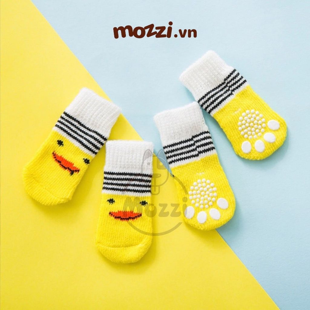 Tất vớ thú cưng không trơn trượt cho chó mèo