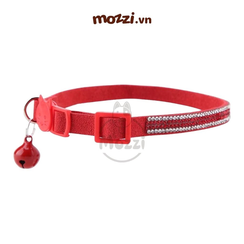 Vòng cổ đính đá size mini cho chó mèo nhỏ