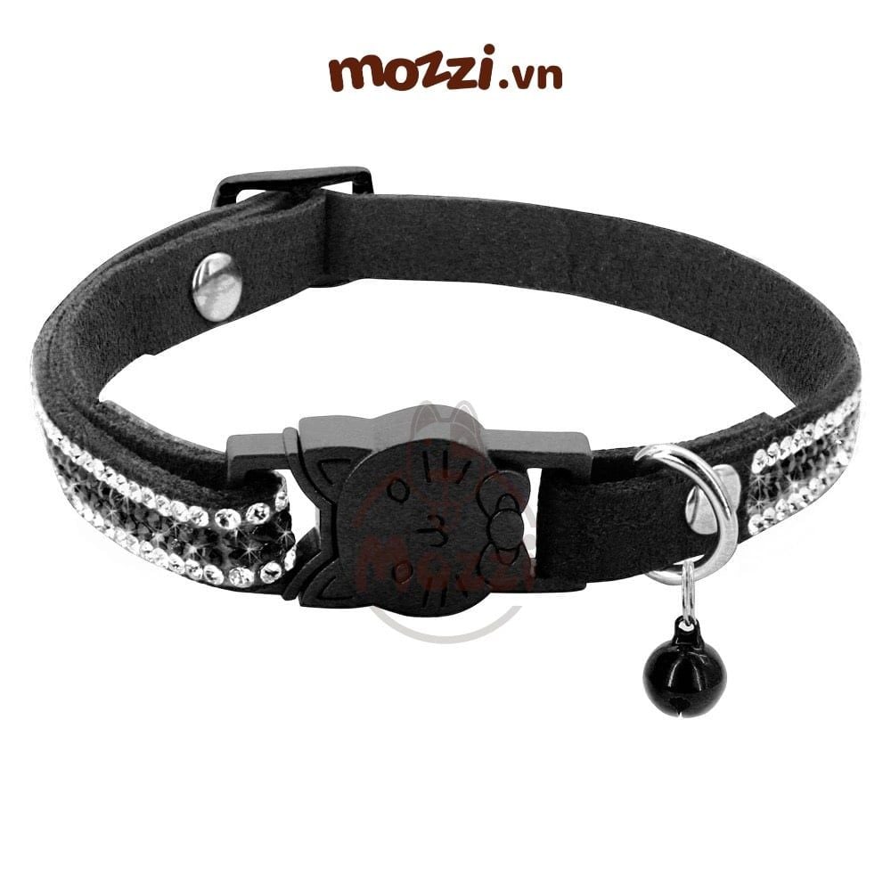 Vòng cổ đính đá size mini cho chó mèo nhỏ