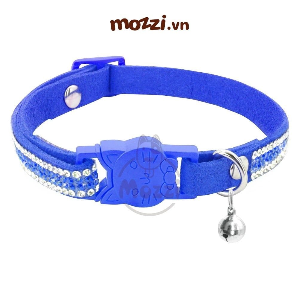 Vòng cổ đính đá size mini cho chó mèo nhỏ