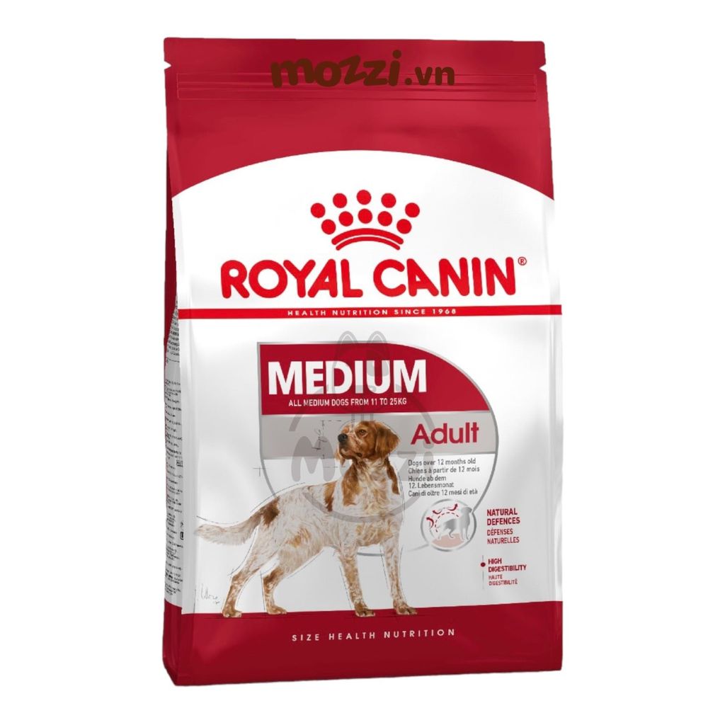 Thức ăn hạt Royal canin Medium Puppy Adult cho chó kích thước trung bình [1kg - 4kg - 10kg - 16kg]