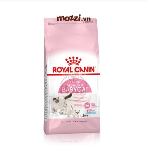 Thức ăn hạt Royal Canin Mother & Babycat cho mèo mẹ và mèo con dưới 4 tháng tuổi [400gr - 2kg - 4kg - 10kg]