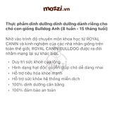  Thức ăn hạt Royal Canin Bulldog Puppy Adult Thức ăn hạt cho chó Bull Pháp [1kg - 3kg] 