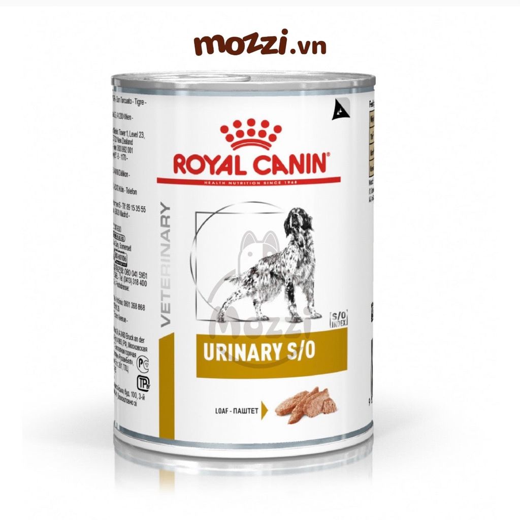 Pate cho chó Royal Canin Urinary Lon 410gr điều trị sỏi thận