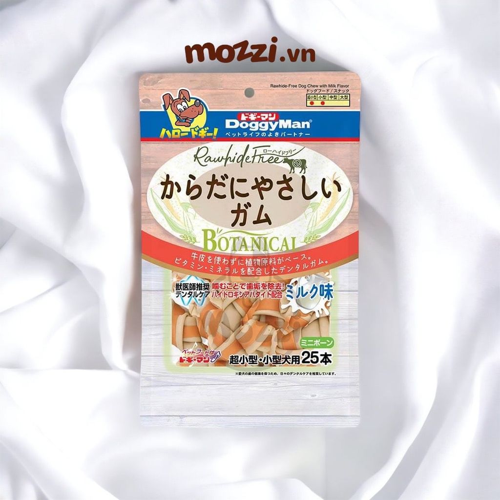 DoggyMan Xương nơ hương Sữa 25 cây cho chó