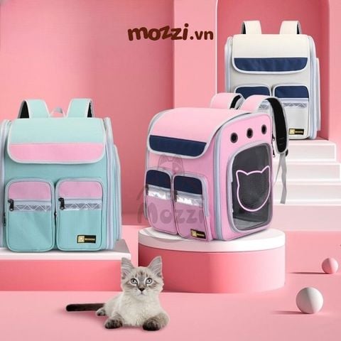  Ba lô vải vuông lớn cho chó mèo 