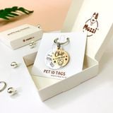  Thẻ tên đôi chó mèo - Pettag Mozzi 