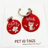  Thẻ tên kim loại cho Thú cưng 