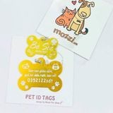  Thẻ tên kim loại cho Thú cưng 