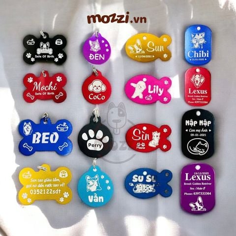  Thẻ tên kim loại cho Thú cưng 