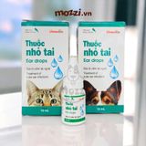  Vemedim Thuốc nhỏ trị viêm rận tai chó mèo 10ml 