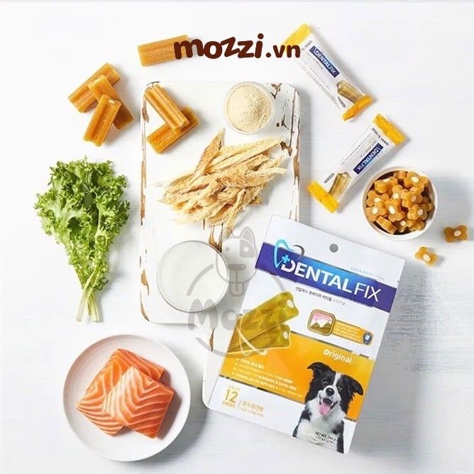 [Nguyên gói] Dental Fix Snack trắng răng cho chó