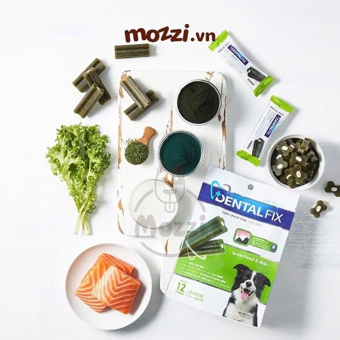 [Nguyên gói] Dental Fix Snack trắng răng cho chó