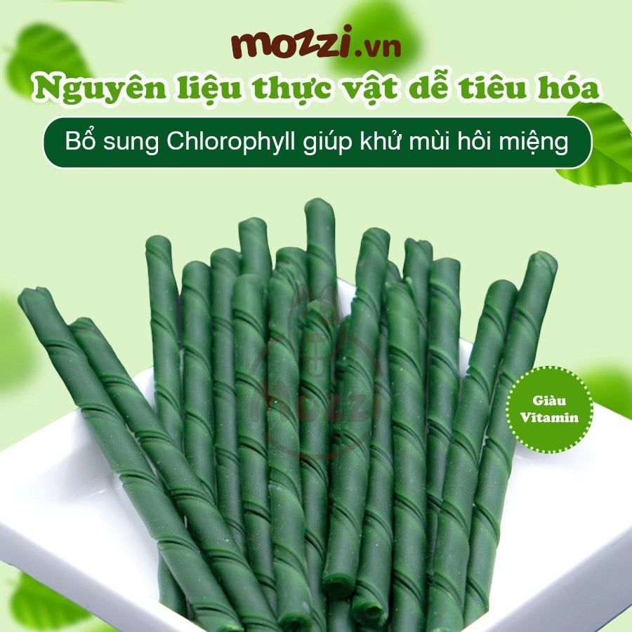 Snack cho chó Que gặm DoggyMan da bò sáp ong xoắn đôi sữa dê sạch răng thơm miệng