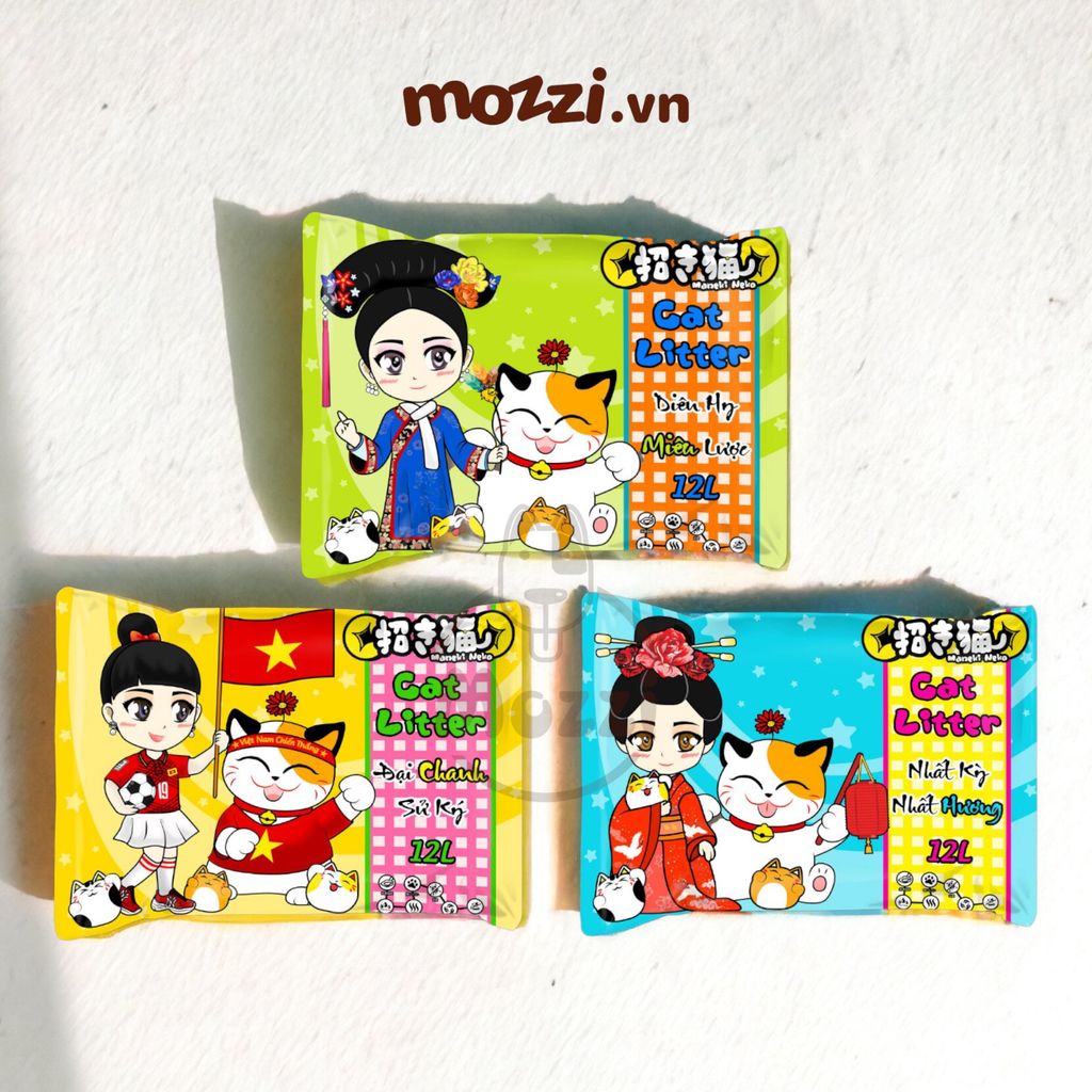 Cát vệ sinh cho mèo NEKO Xi măng vón 5L
