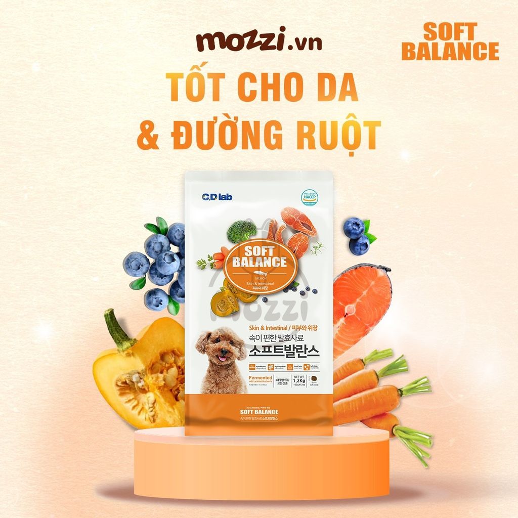 Thức ăn hạt mềm chức năng Soft Balance cho chó [100g - 1.2kg]