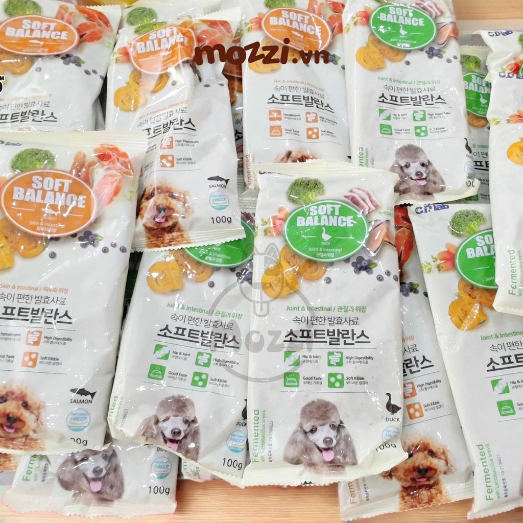 Thức ăn hạt mềm chức năng Soft Balance cho chó [100g - 1.2kg]