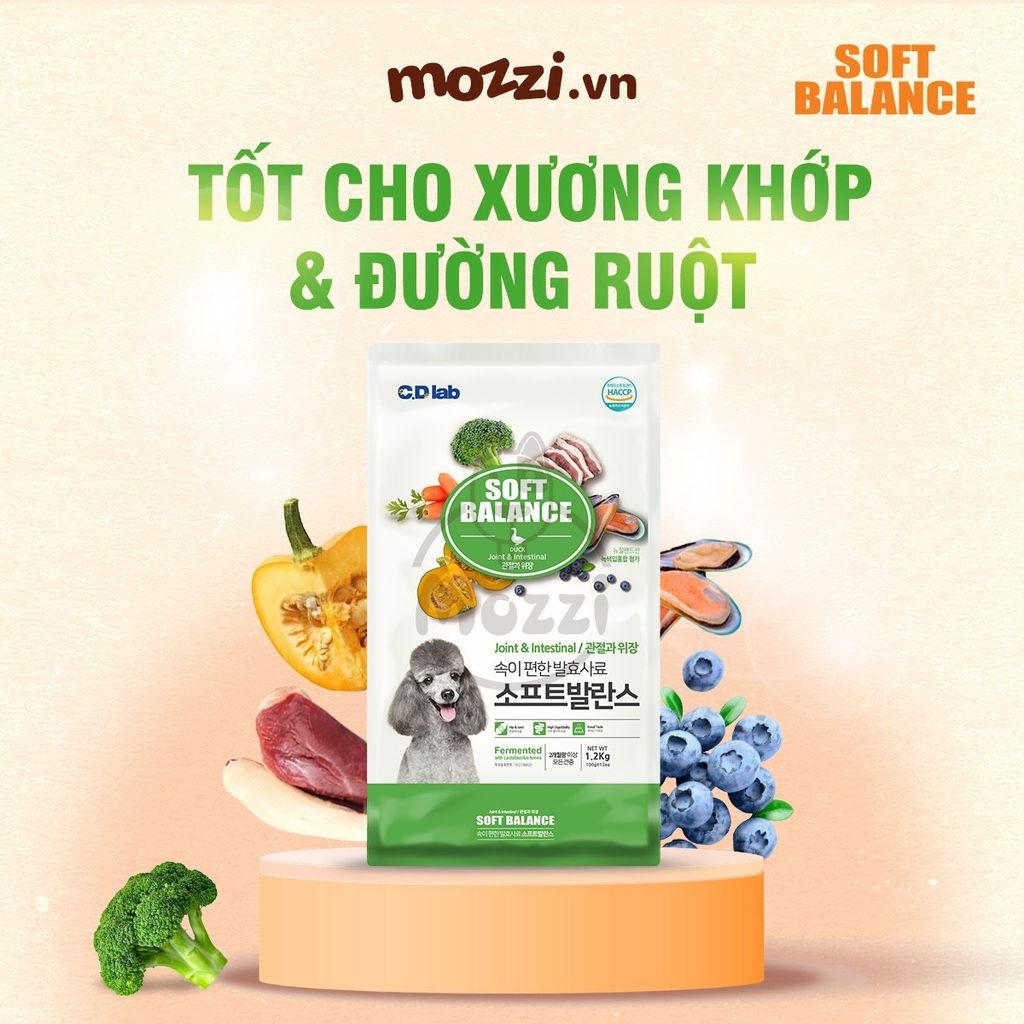 Thức ăn hạt mềm chức năng Soft Balance cho chó [100g - 1.2kg]