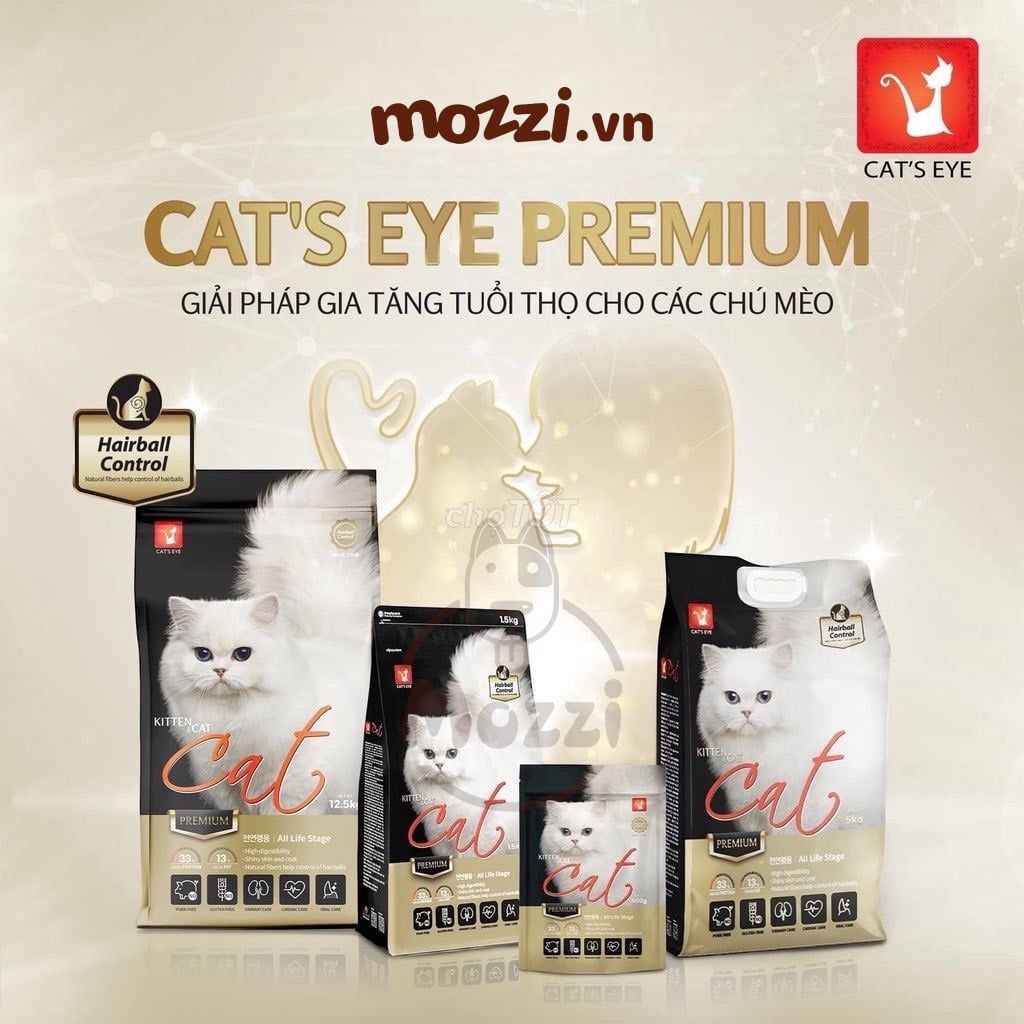 [400g - 1.5kg] Thức ăn hạt Cat's Eye Premium cho mèo