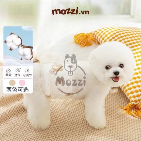  Tã bỉm quấn vải Hipi bản rộng cho chó đực 