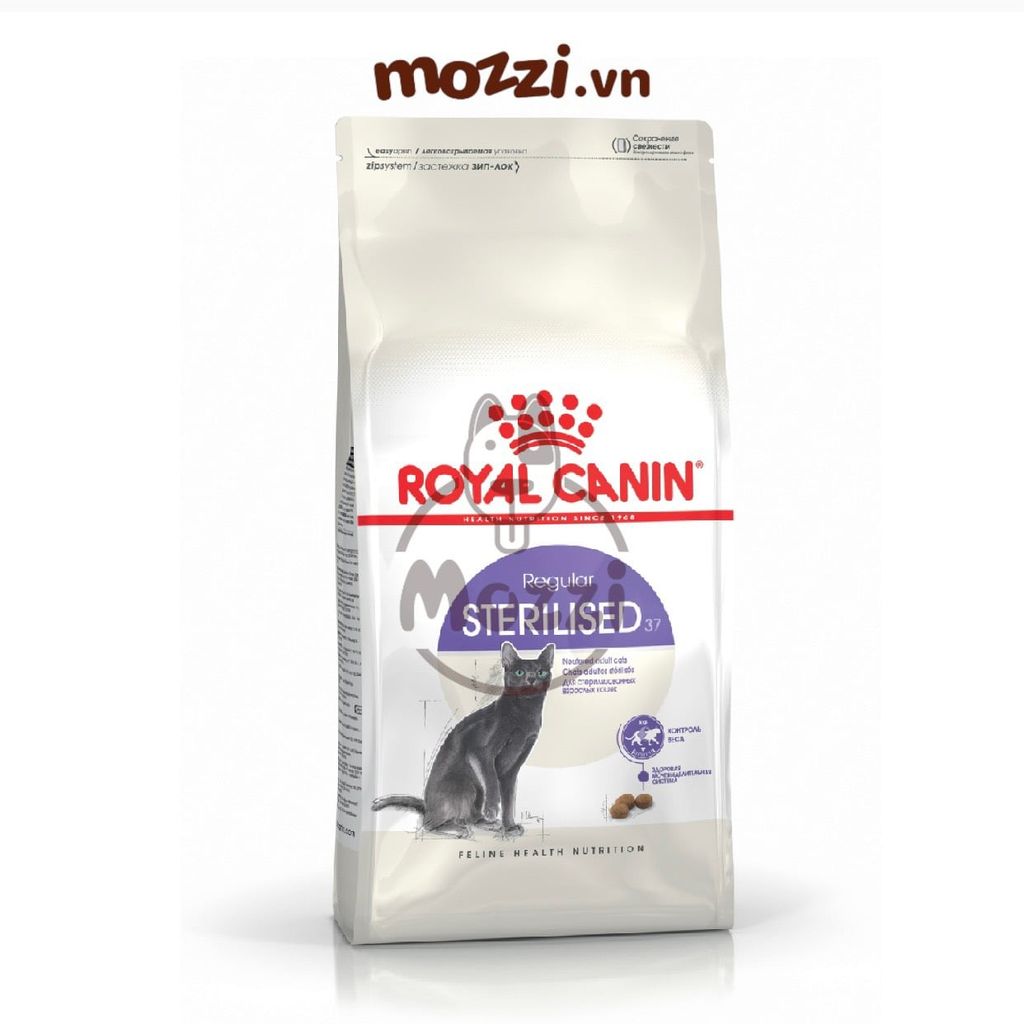 [400g - 2kg] Thức ăn hạt Royal Canin Sterilised Regular cho mèo triệt sản