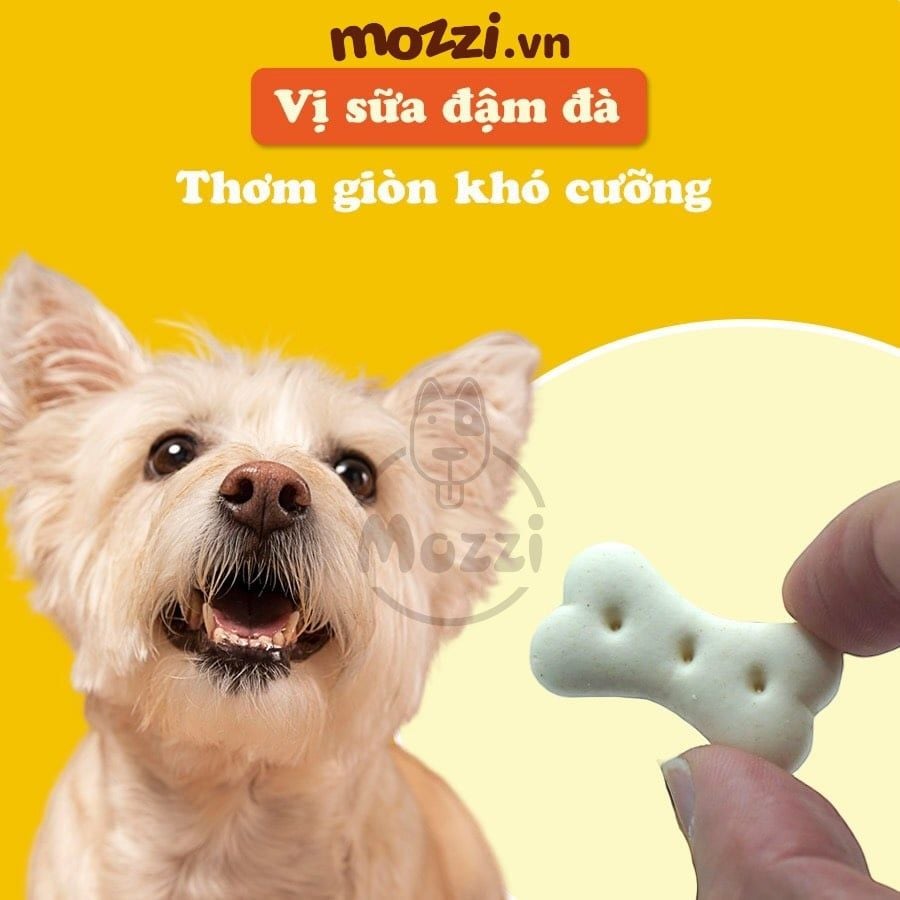 Snack cho chó Bánh quy DoggyMan vị sữa và rau củ