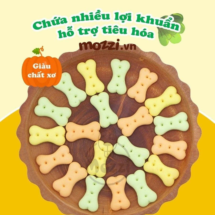 Snack cho chó Bánh quy DoggyMan vị sữa và rau củ