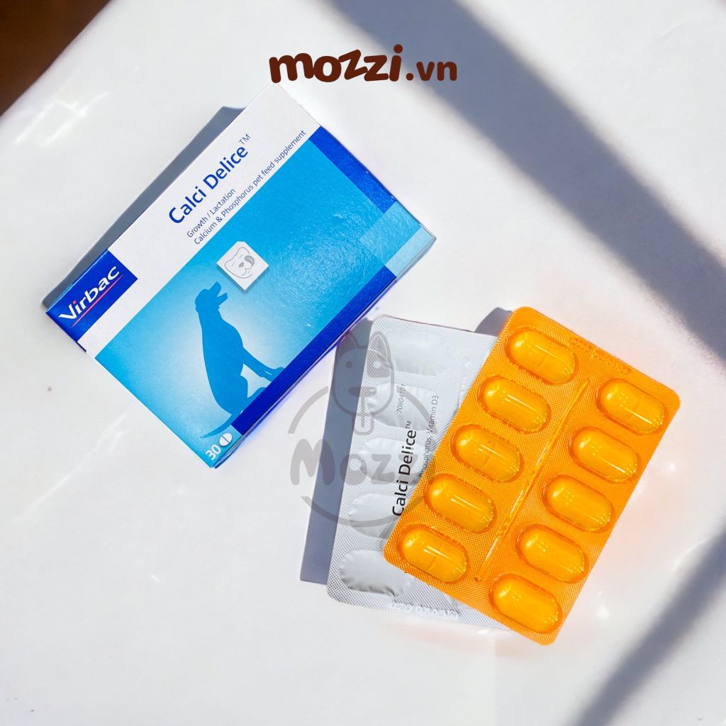Viên bổ sung canxi Calci Delice Virbac cho chó