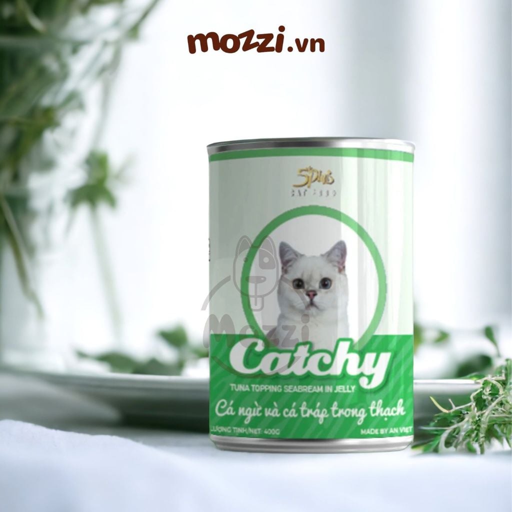 Pate cho mèo Catchy Lon 400gr