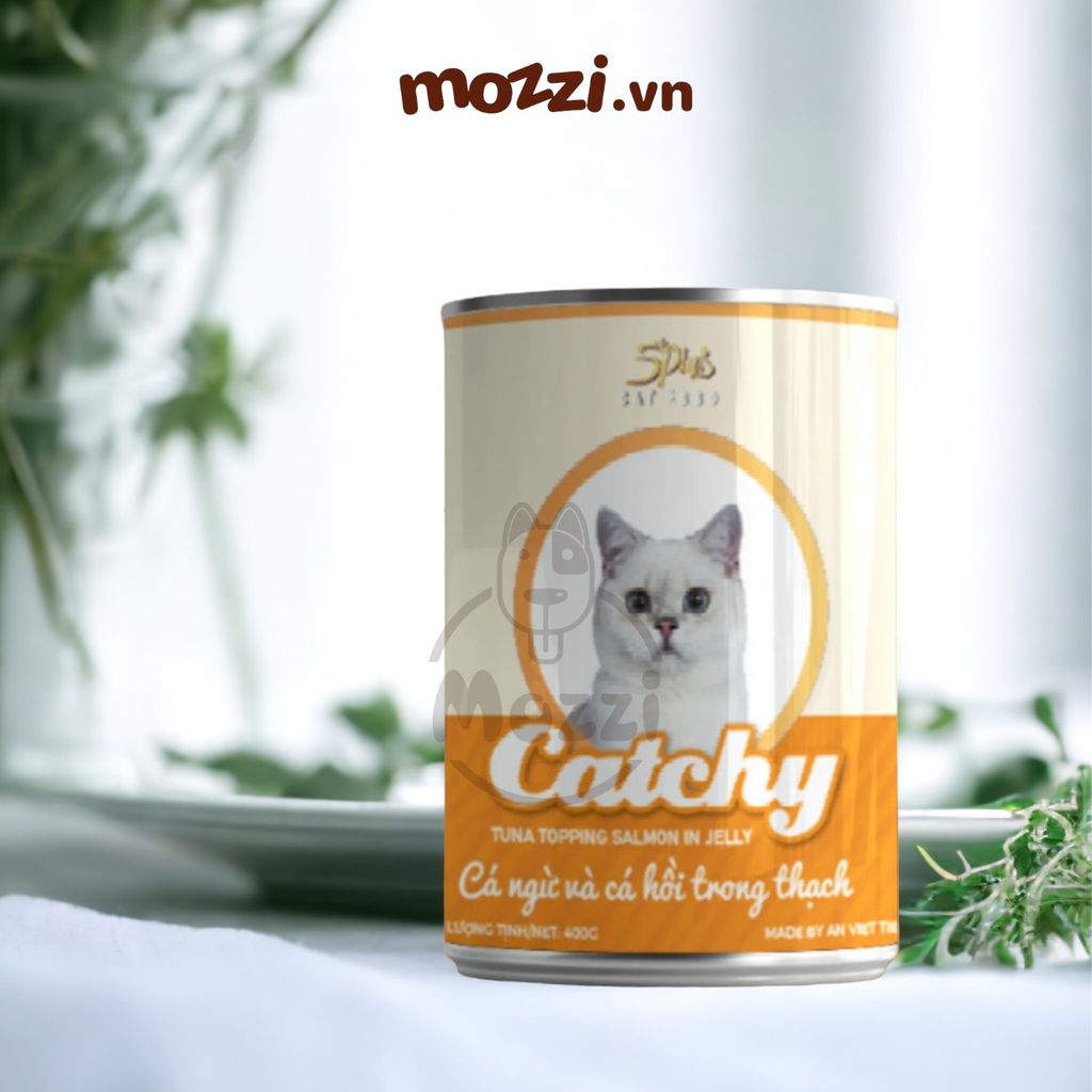 Pate cho mèo Catchy Lon 400gr