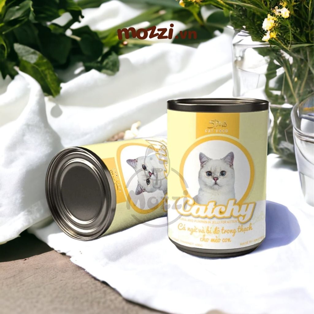 Pate cho mèo Catchy Lon 400gr