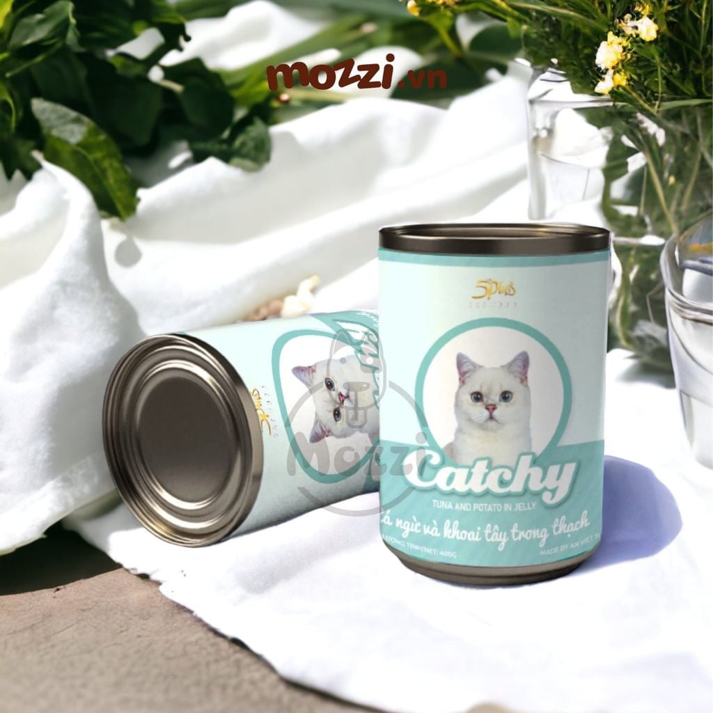 Pate cho mèo Catchy Lon 400gr