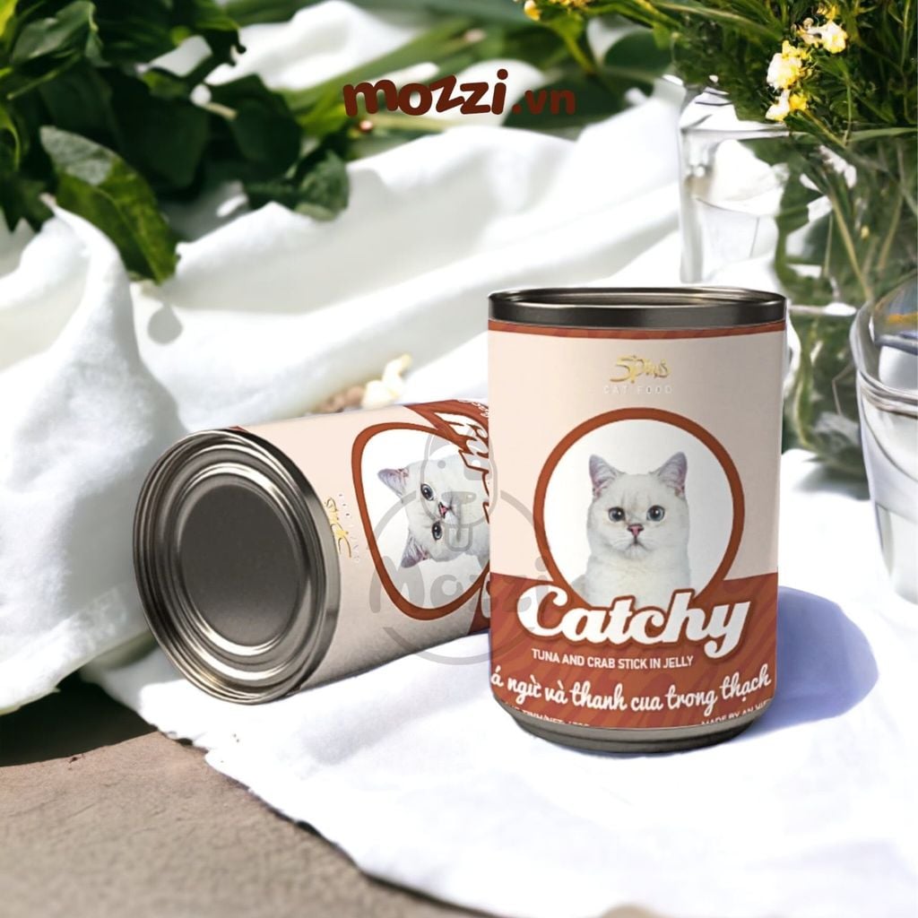 Pate cho mèo Catchy Lon 400gr