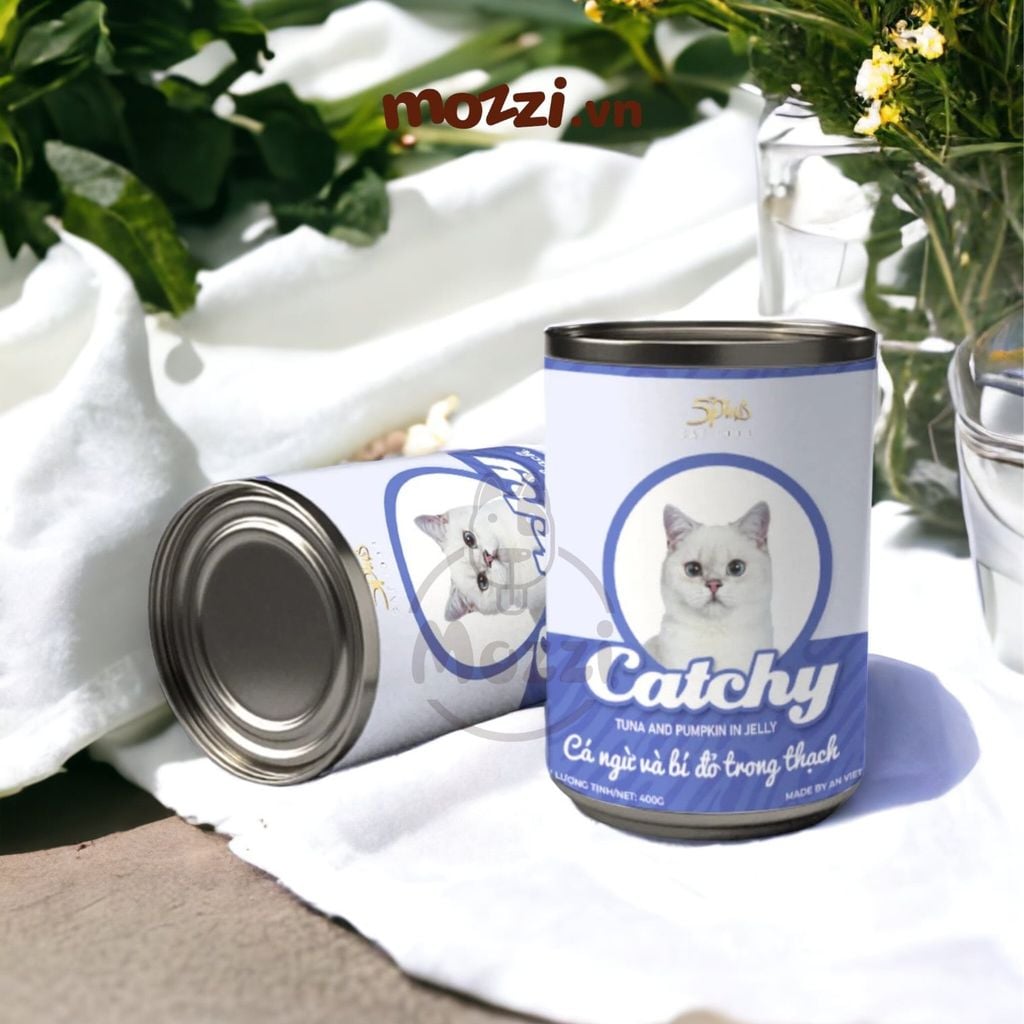 Pate cho mèo Catchy Lon 400gr