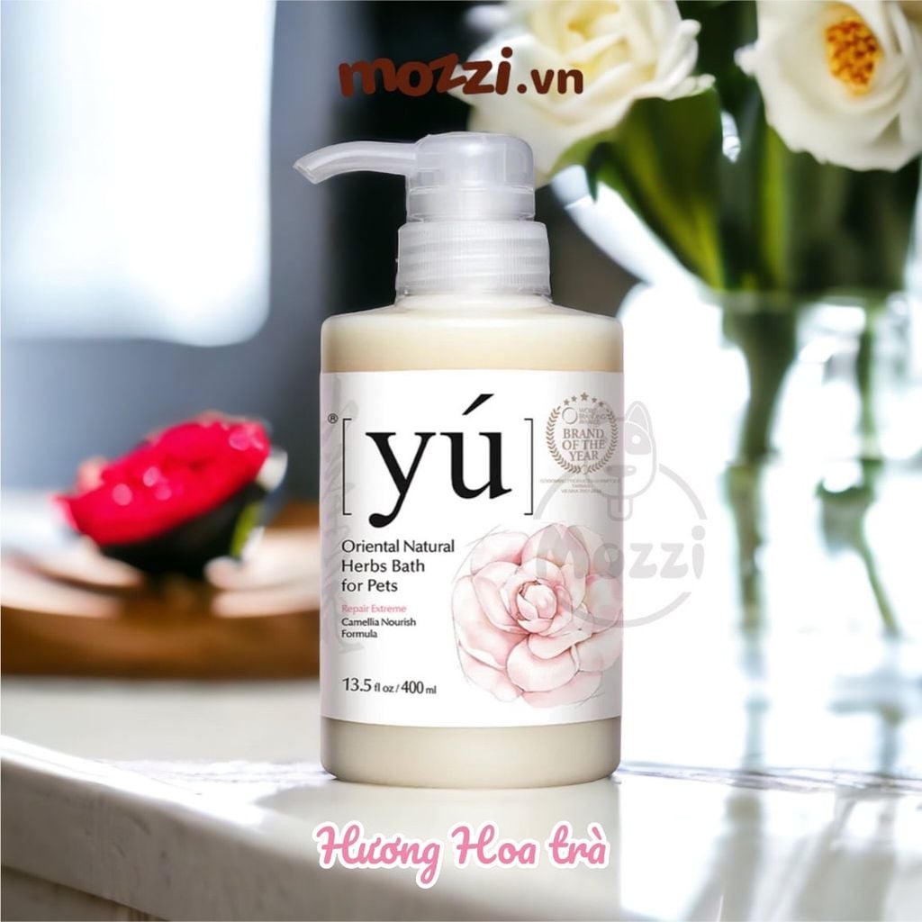 [Chai 400ml] Sữa tắm Yú thơm lâu cho chó mèo
