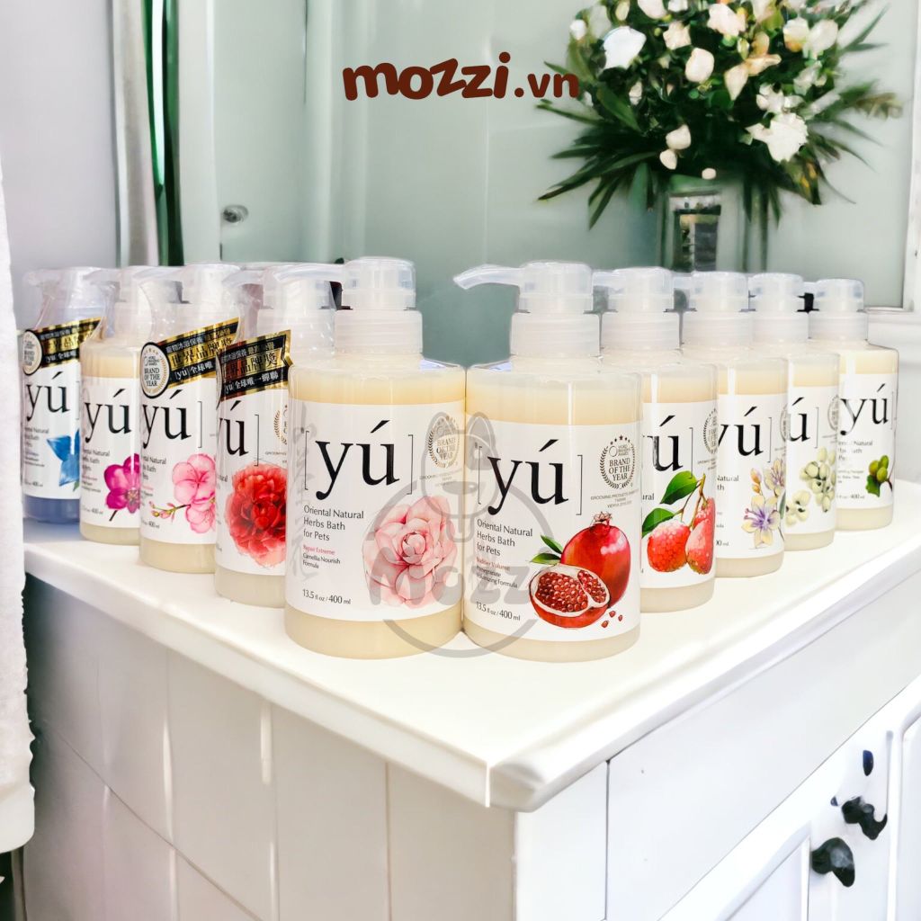 [Chai 400ml] Sữa tắm Yú thơm lâu cho chó mèo