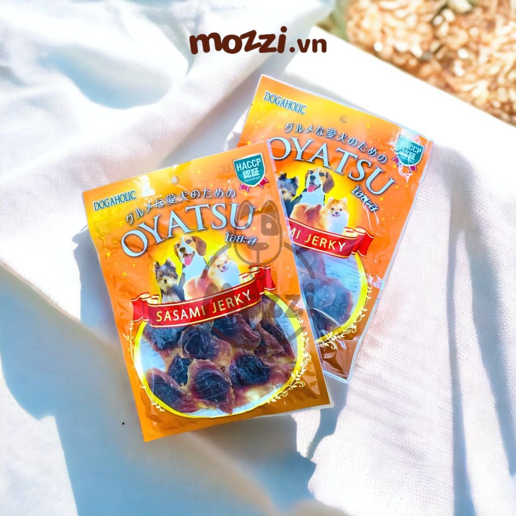 Snack cho chó Mề gà sấy Dogaholic Gói 80gr Thái Lan