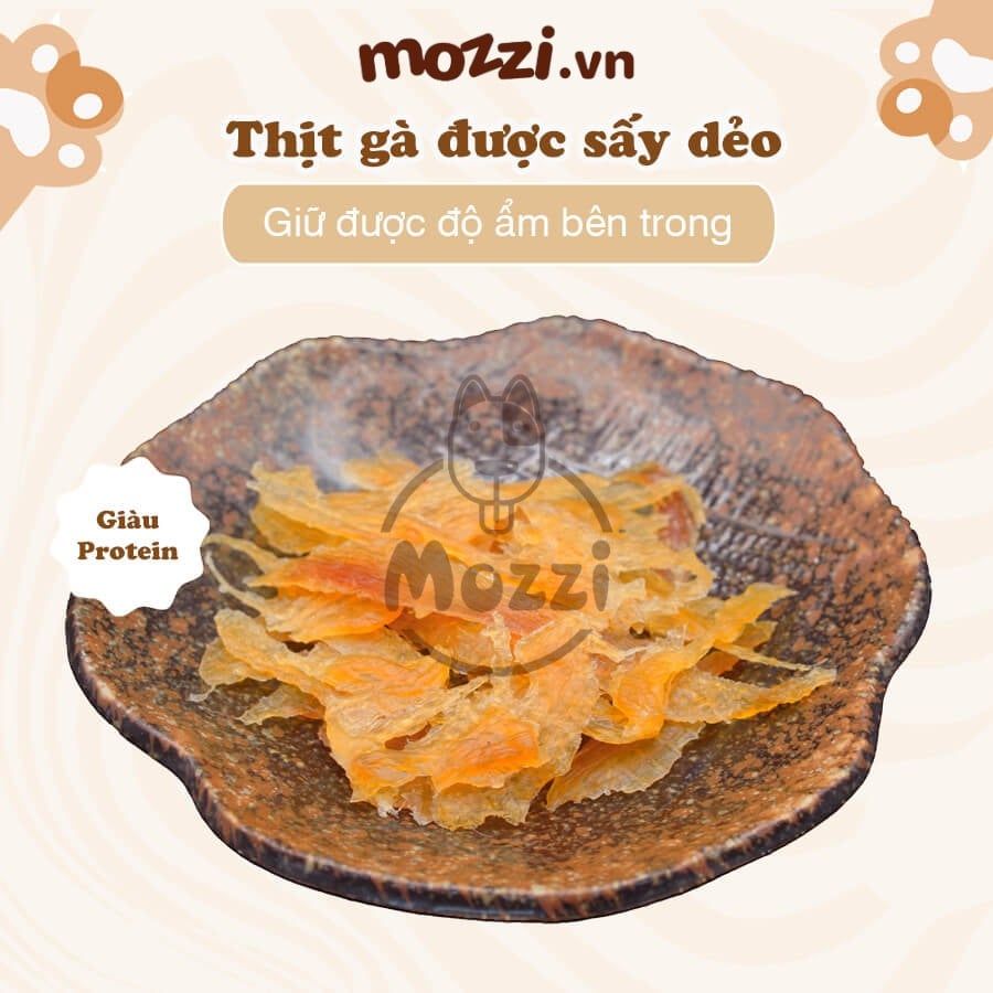 Snack cho mèo Chip Sợi gà cá CattyMan sấy mềm dẻo