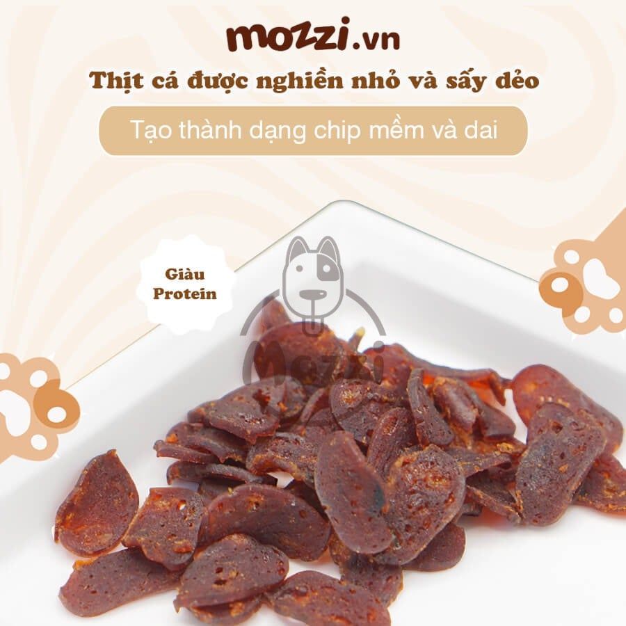 Snack cho mèo Chip Sợi gà cá CattyMan sấy mềm dẻo