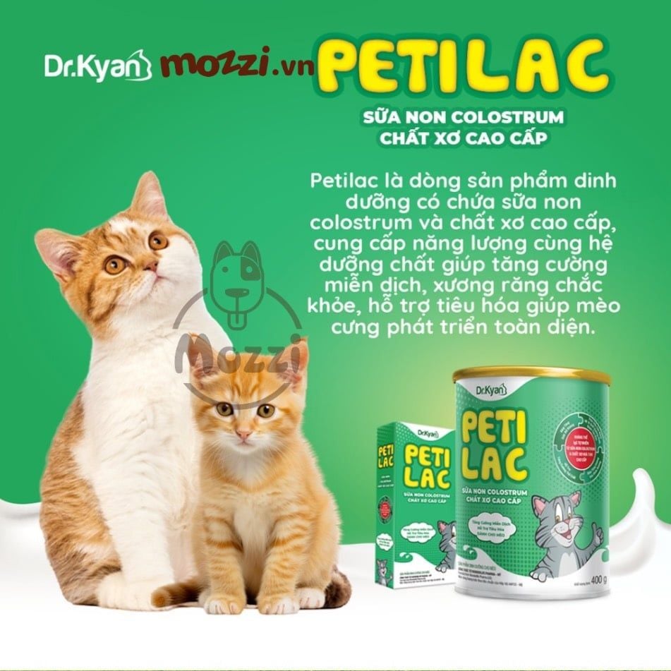 Sữa bột cho chó mèo con sơ sinh Petilac Dr.Kyan [100g - 400g]