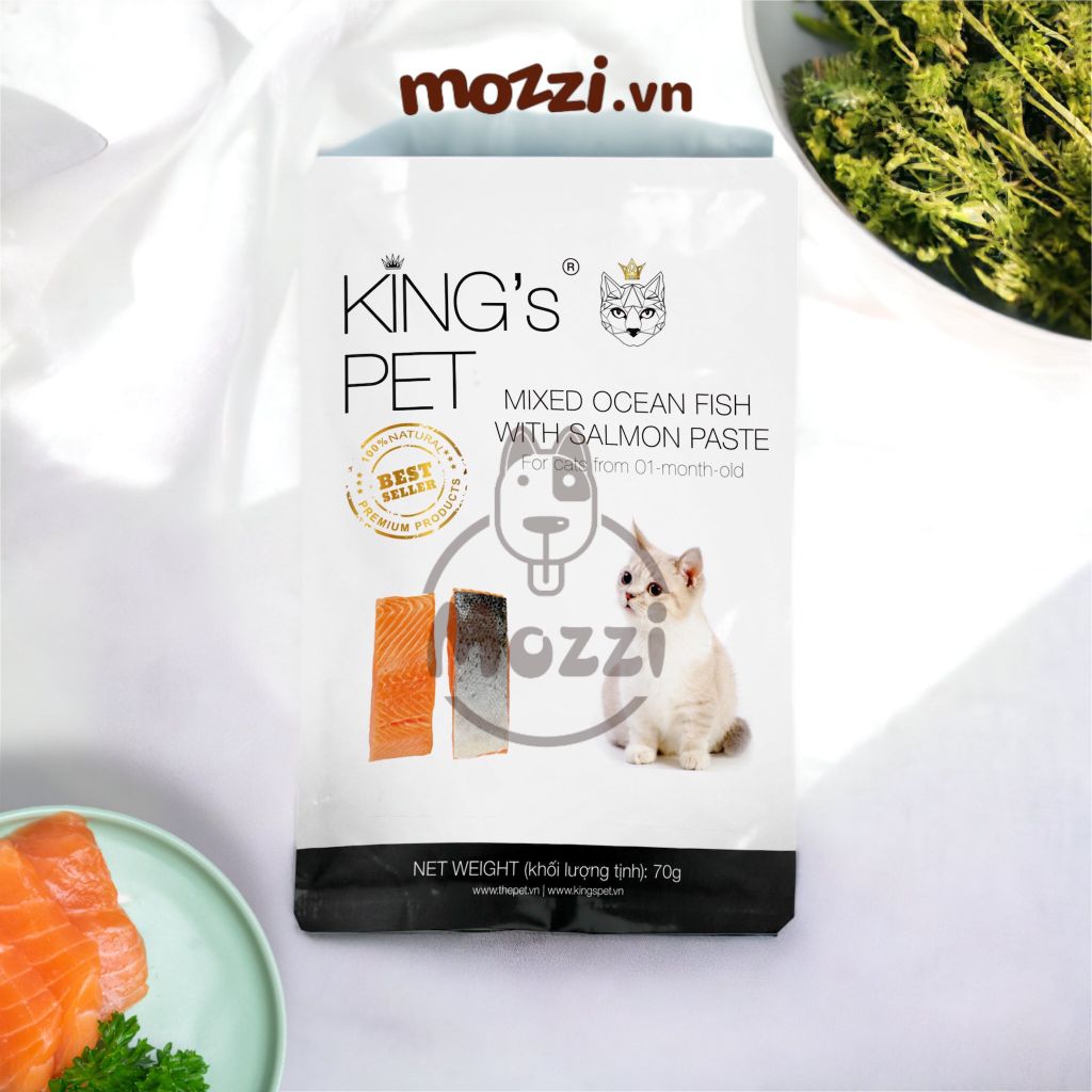 Pate cho chó mèo King's Pet Gói 70gr