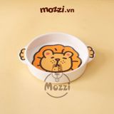  Chén bát ăn sứ cho chó mèo hình thú hình thú dễ thương 