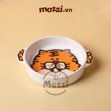  Chén bát ăn sứ cho chó mèo hình thú hình thú dễ thương 