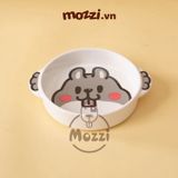  Chén bát ăn sứ cho chó mèo hình thú hình thú dễ thương 