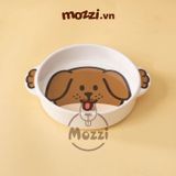  Chén bát ăn sứ cho chó mèo hình thú hình thú dễ thương 