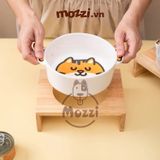  Chén bát ăn sứ cho chó mèo hình thú hình thú dễ thương 
