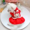 Đàm xòe Noel hình thỏ trắng